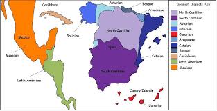 Different Spanish Dialects Around The World How To Speak Spanish Map Spanish