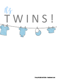 Free Twin Baby Shower Invitations Twins Baby Shower Invitations Baby Shower Invitations Free Printable Baby Shower Invitations