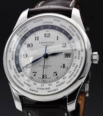 Men S Longines Master Collection Automatic L2 802 4 70 3 World Time Sapphire Longines Business Watch Watches For Men