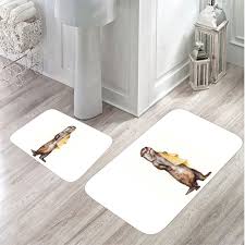 MD-LİFE HOME Yıkanabilir Dijital Baskılı Kaymaz Taban 2 Lİ Banyo Paspası  MD0044.