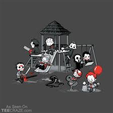 Horror Park T Shirt Horror Characters Funny Horror Horror Art