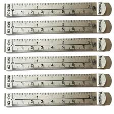1 inch = 2.54 centimeters. 3 Stainless Steel Ruler Hem Clips Curtain Clips Measuring Guides Inches Cm Set Of 6 Buy Online In Guyana At Guyana Desertcart Com Productid 129094109