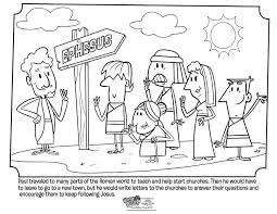 Paul And The Church Coloring Page Whats In The Bible Sunday School Coloring Pages Bible Coloring Pages Paul Bible