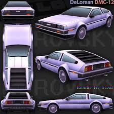 Borovsky In 2020 Cartoon Styles Delorean Low Poly