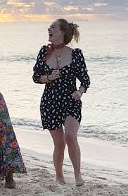 Latest adele 2017 news from the hello singer's tour plus updates on adele's songs, album 25, husband simon konecki and her grammy 2017 awards. Adele Shows A Lot Of Leg On The Beach In Figure Hugging Sundress Entertainment Tonight