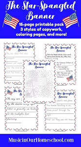 Music And Poetry Free Music Lesson On The Star Spangled Banner Music In Our Homeschool Star Spangled Banner Banners Music Music Lessons For Kids
