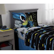 See more ideas about batman bed, batman twin bedding, batman decor. Batman Sheet Set Kids Bedding 3 Piece Twin Size Walmart Com Walmart Com