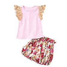 amazon com baby infant girls vest tanks tops wing lace