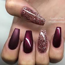 Just tap here and see the most unique & popular ideas of elegant nails for those girls who have the long nails and they want to try the. Popular Nail Designs In Burgundy Colors Picture 1 Hairs London