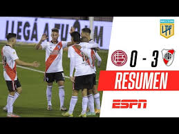 Partido racing vs river de hoy 4 de marzo 2021 por supercopa argentina 2021 ver resultado final ultimo partido racing vs river ver formaciones ver goles y tarjetas ver horarios. River Plate Vs Lanus Resumen Y Goles Del Partido Por La Liga Profesional Argentina Deporte Total El Comercio Peru