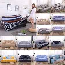 1 2 3 4 Seat Seater Sofa Slipcover Stretch Protector Soft Couch Furniture Covers Unbranded Contemporary Diy Sofa Cover Furniture Slipcovers Diy Couch Cover