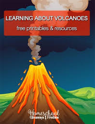Learning About Volcanoes Free Printables And Resources Homeschool Giveaways Science For Kids Volcano Projects Science Activities