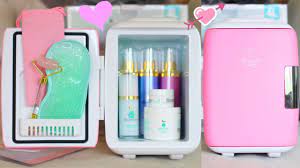Skincare Fridge Mini Cooler For Skin Care And Makeup Unboxing And Review Beauty Skin Care Skin Care Mini Cooler