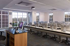The College Of New Jersey School Of Business Computer Lab Architecture Interior Design Engineering By Environetics Desi Design Interior Education Design