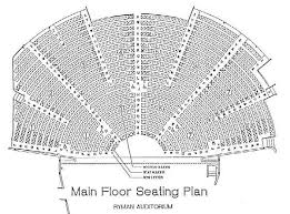 Ryman Auditorium Seating Plan