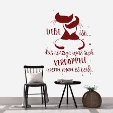 Gewöhnlich versandfertig in 2 bis. Wandtattoo Katzen Liebe Herz Oracal Matt Wandaufkleber Deko Children S Bedroom Child Decor Decals Stickers Vinyl Art Home Decor