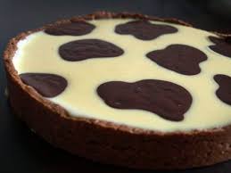 Tarte Peau De Vache Au Chocolat Blanc Et Noir Cookismo Recette De Julie Vache Chocolat Blanc