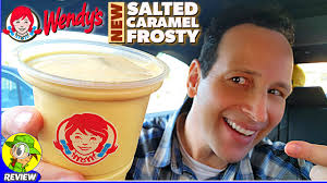 This review features the New Salted Caramel Frosty® Now Available at  Wendy's® as part of their Holiday Menu for 2024! That's right! It's their  Newest Frosty® Flavor for the Holidays and I