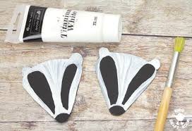 Handprint Woodland Badger Puppets Puppets Hand Print Puppet Crafts