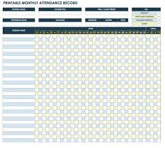 Annual leave accrues progressively during the year according to an employee's ordinary hours of work. Free Attendance Spreadsheets And Templates Smartsheet