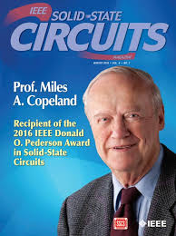 Carleton's Miles Copeland Receives 2016 IEEE Pederson Medal