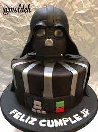 Pastel De Cumpleanos De Darth Vader Star Wars Darth Vader Birthday Cake Darth Vader Cake Star Wars Party Star Wars Cake