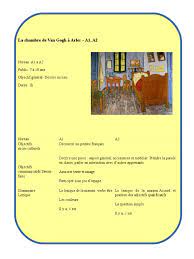 Bonjour du monde pour aller plus loin document audio pour niveau b2 avec transcription la chambre de van gogh fle. Projet Didactique Vincent Van Gogh Dessin