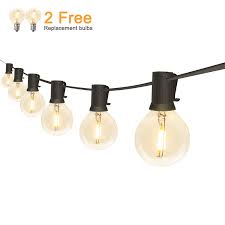 This video shows how to replace a light bulb in an outdoor lighting sconce fixture. Outdoor Led String Lights Waterproof Ip65 18ft 25ft G40 Globe Led Filament Bulbs For Patio Garden Porch Backyard Christmas Party Lighting Strings Aliexpress