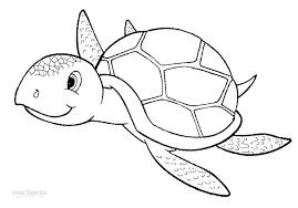 Printable Sea Turtle Coloring Pages For Kids Turtle Coloring Pages Turtle Drawing Turtle Outline