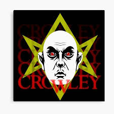 Aleister Crowley summoned Thoth, mastering magick, defying demons" Canvas  Print for Sale by EklectikoStudio