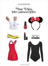 Diy & anleitung | maskerix.de. Micky Maus Und Minnie Kostum Selber Machen Partystories Blog