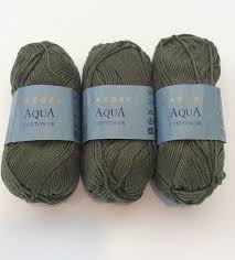 Aqua Cotton Dk Jaeger Yarn Lot Of 3 Skeins Olive Green 314 50g Mercerized Disc Jaeger Plied Yarn Lot Yarn Things To Sell