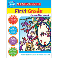 Scholastic Jumbo Workbook Grade 1 Workbook Math Workbook Free Reading