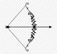Bow And Arrow Silhouette Line Art Black And White Bow And Arrow Silhouette Clipart 411608 Pinclipart You will receive 1 dxf cut file 1 svg image file 1 png file. bow and arrow silhouette line art black