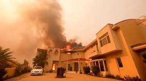 Just when you thought it was safe to go back into the holiday decor at the celebrity level waters,. Woolsey Fire Destroys Homes Of Miley Cyrus Gerard Butler Robin Thicke Abc7 San Francisco