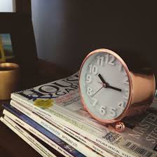 Desk Clock Target Australia Copper Clock Decor Shelfie Clock Decor Clock Desk Clock