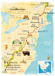 Appalachian Trail Map Scott Jessop Appalachian Trail Map Appalachian Trail Appalachian Trail Hiking