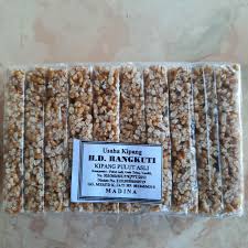 Cara membuat enting enting wijen, cara membuat kipang kacang, cara membuat noga. Kipang Pulut Isi 10 Perbungkus Marpoken Delivery
