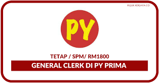 Py prima is continuously growing from strength to strength; Py Prima Enterprise Sdn Bhd Kerja Kosong Kerajaan