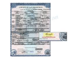 County Of San Francisco License And Certificate Of Confidential Marriage Signed By Edwin M Lee Marriage Signs Marriage Vital Records