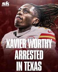 Kansas City Chiefs wide receiver Xavier Worthy was arrested Friday night in  Williamson County, Texas,