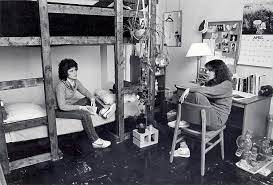 Dorm Living Then And Then Vintage Dorm Dorm Life College Dorm Rooms