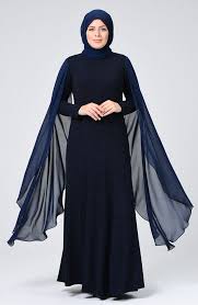 Sefamerve Buyuk Beden Simli Abiye Elbise 1311 02 Lacivert 2020 Islami Giyim Elbise The Dress