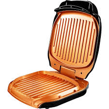 Today when you buy the gotham™ steel double grill for just $29.99 we'll send you a bonus 9.5 gotham™ steel pan, just pay a separate $6.95 fee. Gotham Steel Countertop Indoor Electric Grill Copper Black 2053 Best Buy