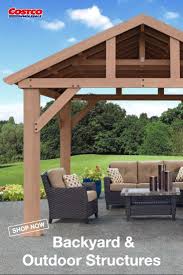14 X 12 Cedar Pavilion With Aluminum Roof Video Video In 2021 Outdoor Covered Patio Backyard Pavilion Backyard Gazebo