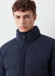 Pyrenex Daunenjacke Pyrenex Vintage Mythic Pyrenex Damenjacke Wasserdichte  Daunenjacke Aus Cord NAVY BLAU Colmar