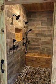 The Luxurious Shower Cabin Creates A Pleasant Feeling Of Space For The Project Of Remodeling Your Bathroom T In 2020 Rustic Bathroom Shower Shower Cabin Barn Bathroom