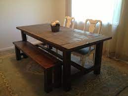 Ana White Bench With Back Farmhouse Table Rustic Dining Set Build A Farmhouse Table