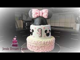 Minnie mouse is a cartoon character created in 1928 by the walt disney company. Minnie Maus Torte How To Make A Minnie Mouse Cake Youtube