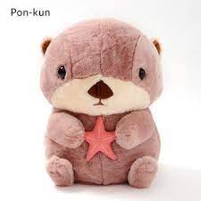 Mucchiri Rakkun Otter Plush Collection Big Plushu Cute Stuffed Animals Kawaii Plush Cute Plush